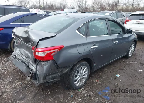 2019 Nissan Sentra Sv z USA, uszkodzony, nr VIN 3N1AB7AP2KY303764